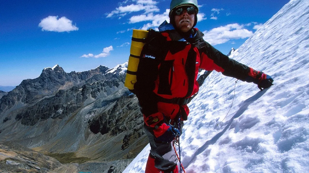 Scene from Touching the Void