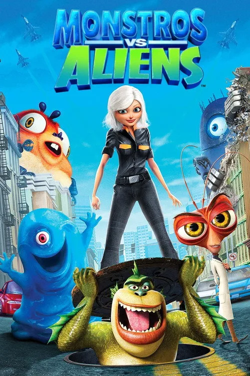 Poster for Monsters vs Aliens