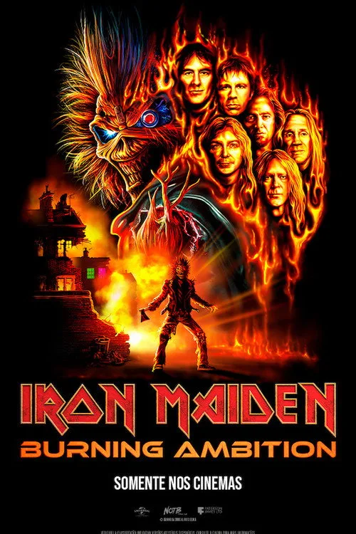 Poster for Iron Maiden: Burning Ambition