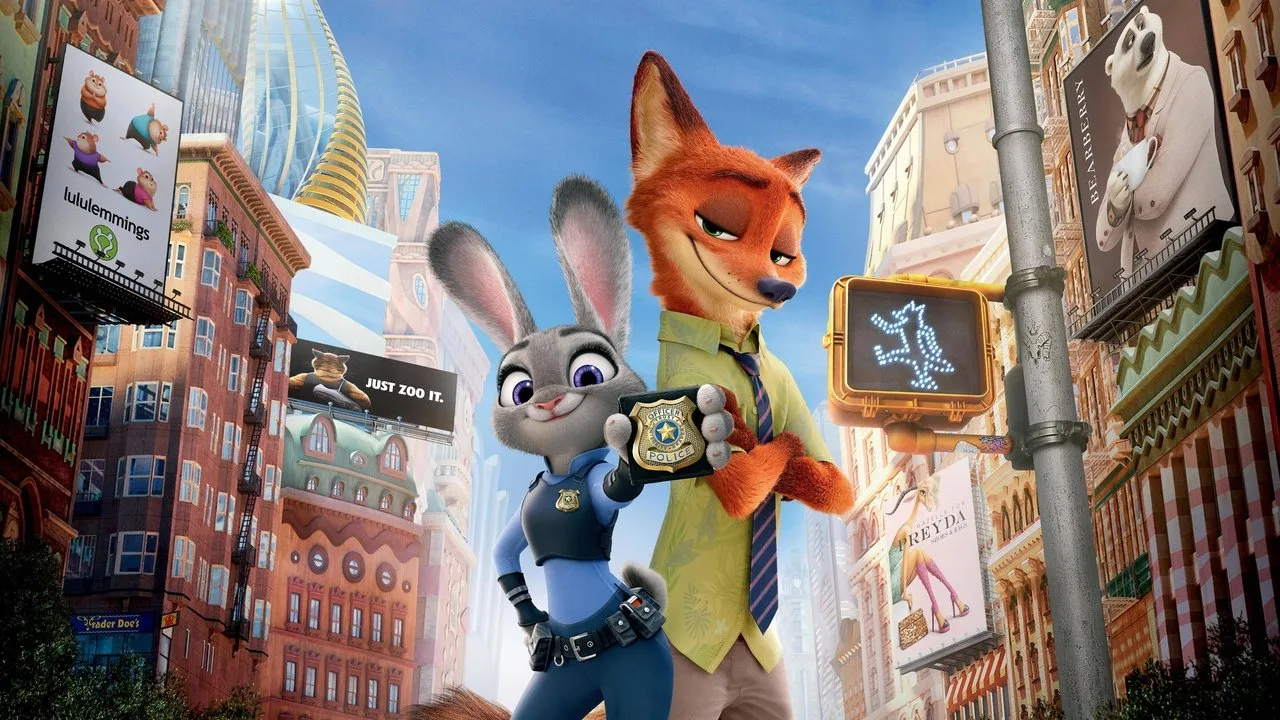 Scene from Zootopia