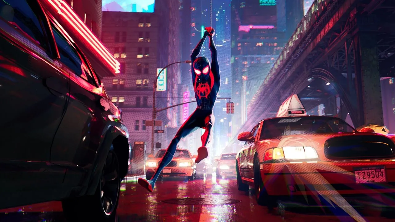 Scene from Spider-Man: Into the Spider-Verse