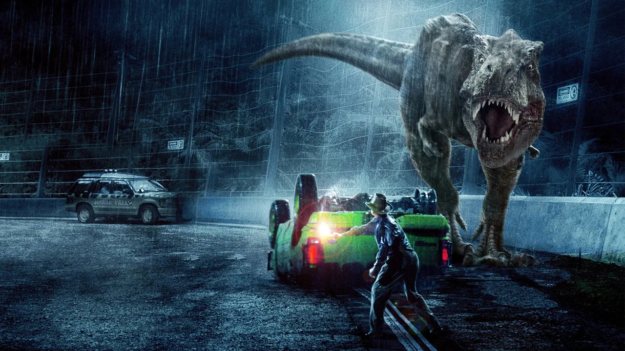Scene from Jurassic Park