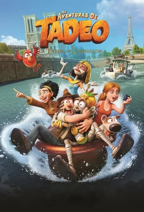 Poster for As Aventuras de Tadeo e a Tábua de Esmeralda