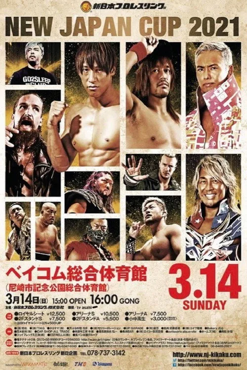 Poster for NJPW New Japan Cup 2021 - Day 6