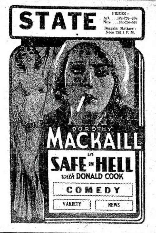 Poster for Safe in Hell