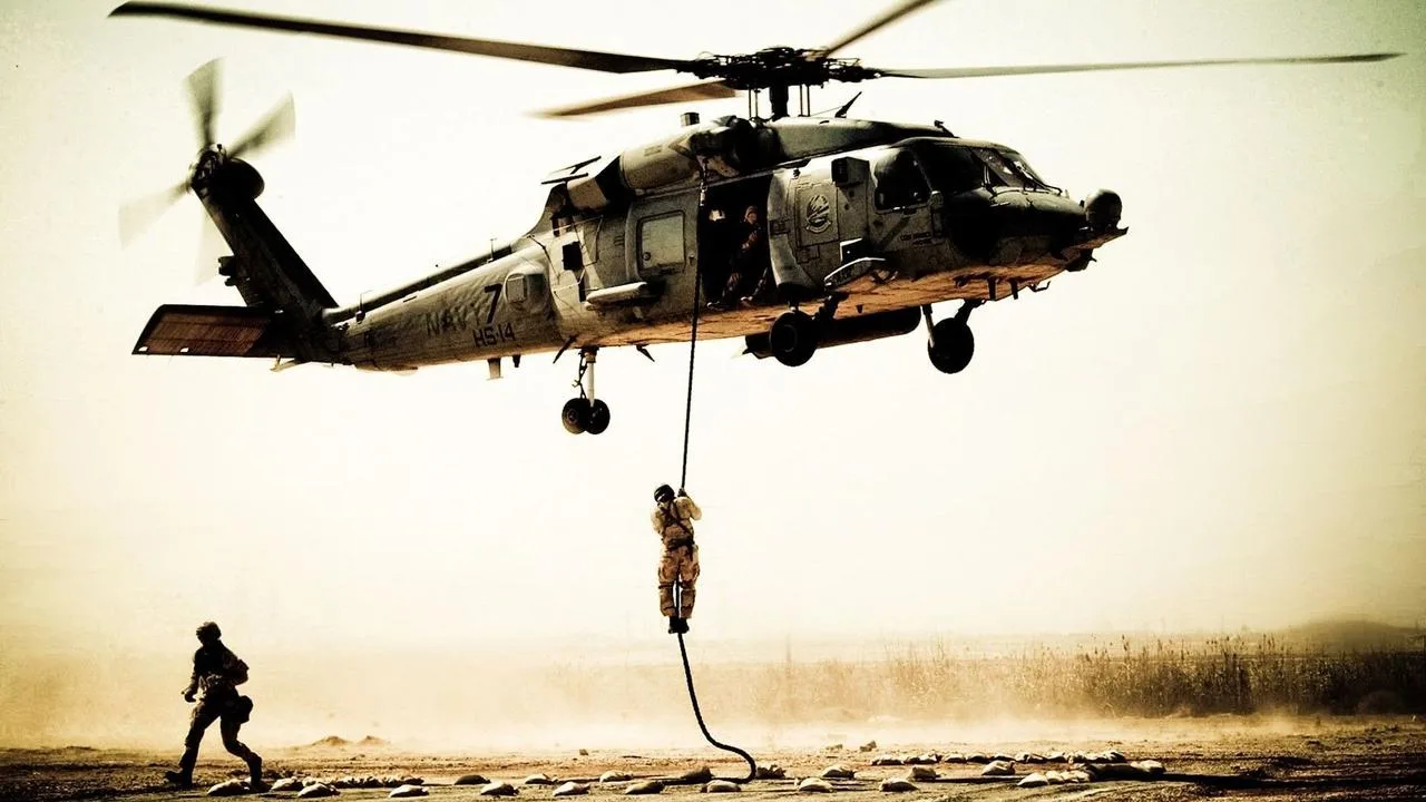 Scene from Black Hawk Down